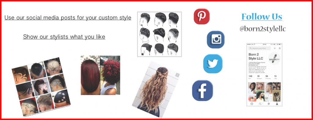 Social Media Reference w/ border